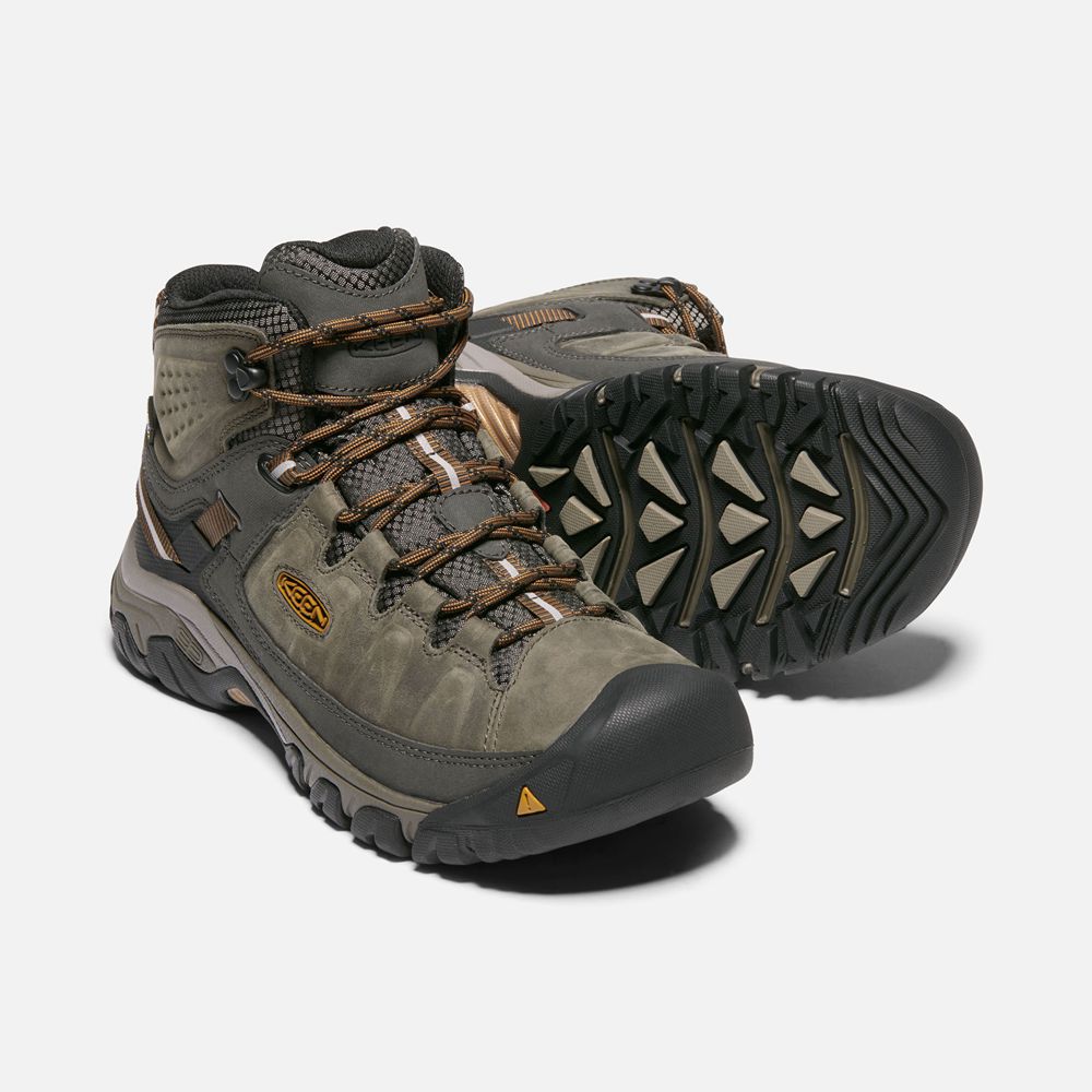 Cizme Keen Romania Barbati Masline Verzi/Negrii Targhee Iii Waterproof Mid Wide 7934-JRIBA